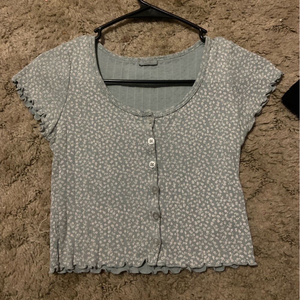 Floral Button-Up Top